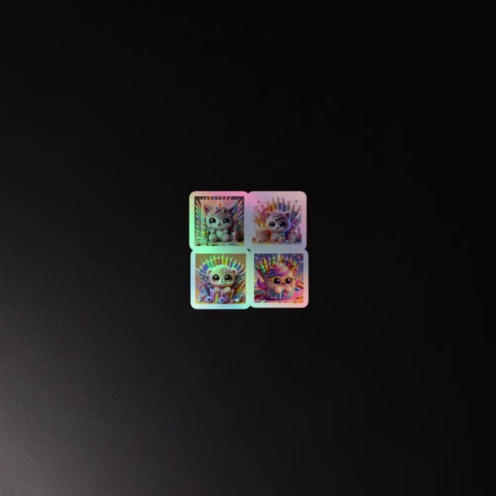 Magical Kittens Holographic Sticker Sheet product image (4)