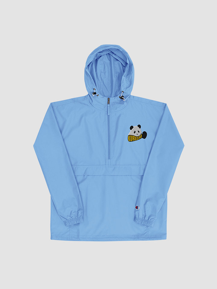 Kureejii Panda Logo Embroidered Champion Stadium Packable Jacket product image (1)
