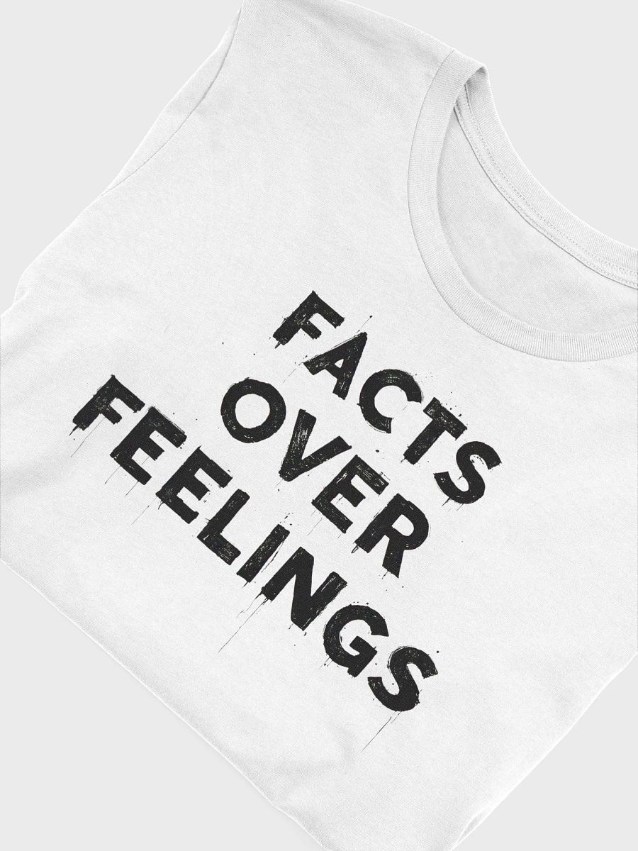 Facts Over Feelings Distressed Tee product image (5)