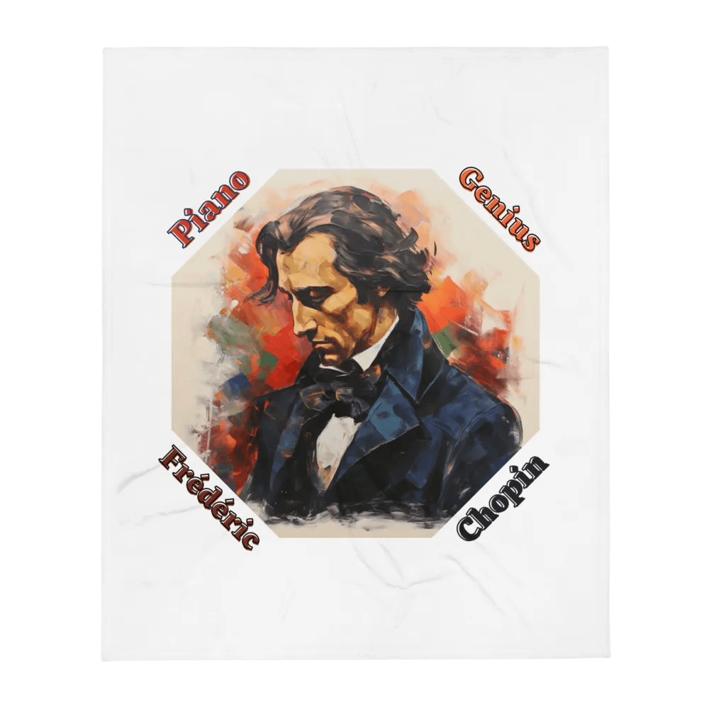 Frédéric Chopin - Piano Genius | Blanket product image (1)