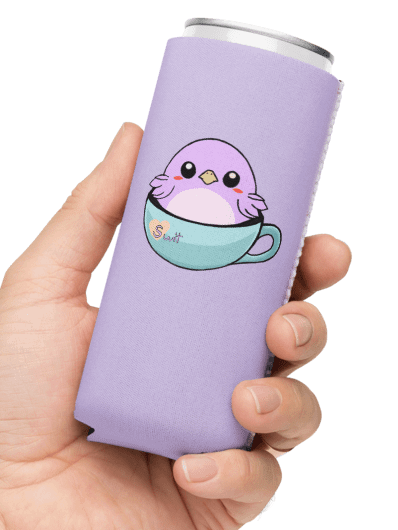 Swit Finch Logo | Coozie Can Cooler (Slim) product image (1)