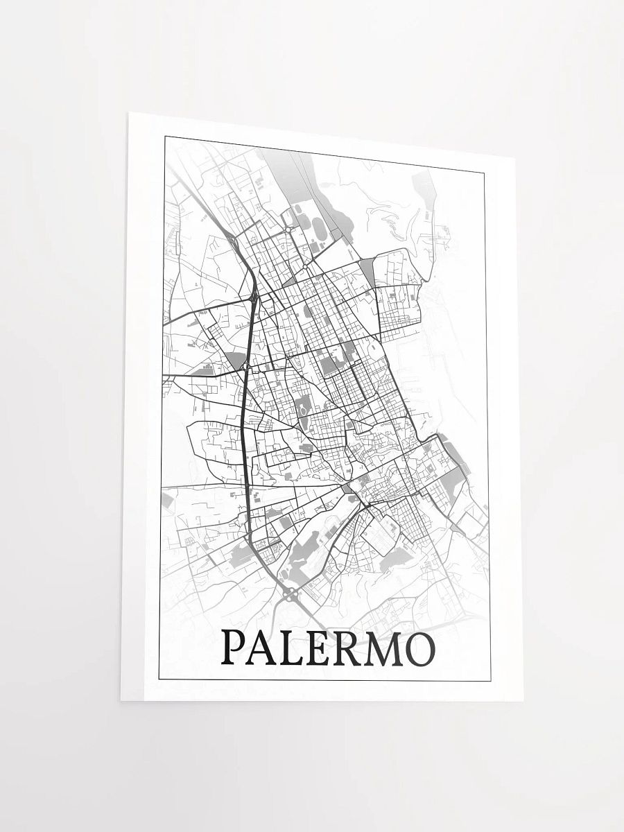 Palermo, Sicily, Italy, city map print product image (13)