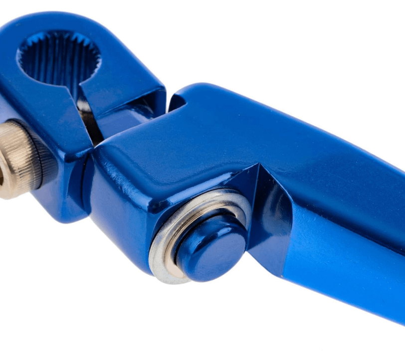NM Enduro Sport/Tuning SET Kickstarterhebel + Fußschalthebel klappbar (mit Haltekugel+Feder, Federspannung einstellbar), Farbe blau product image (9)