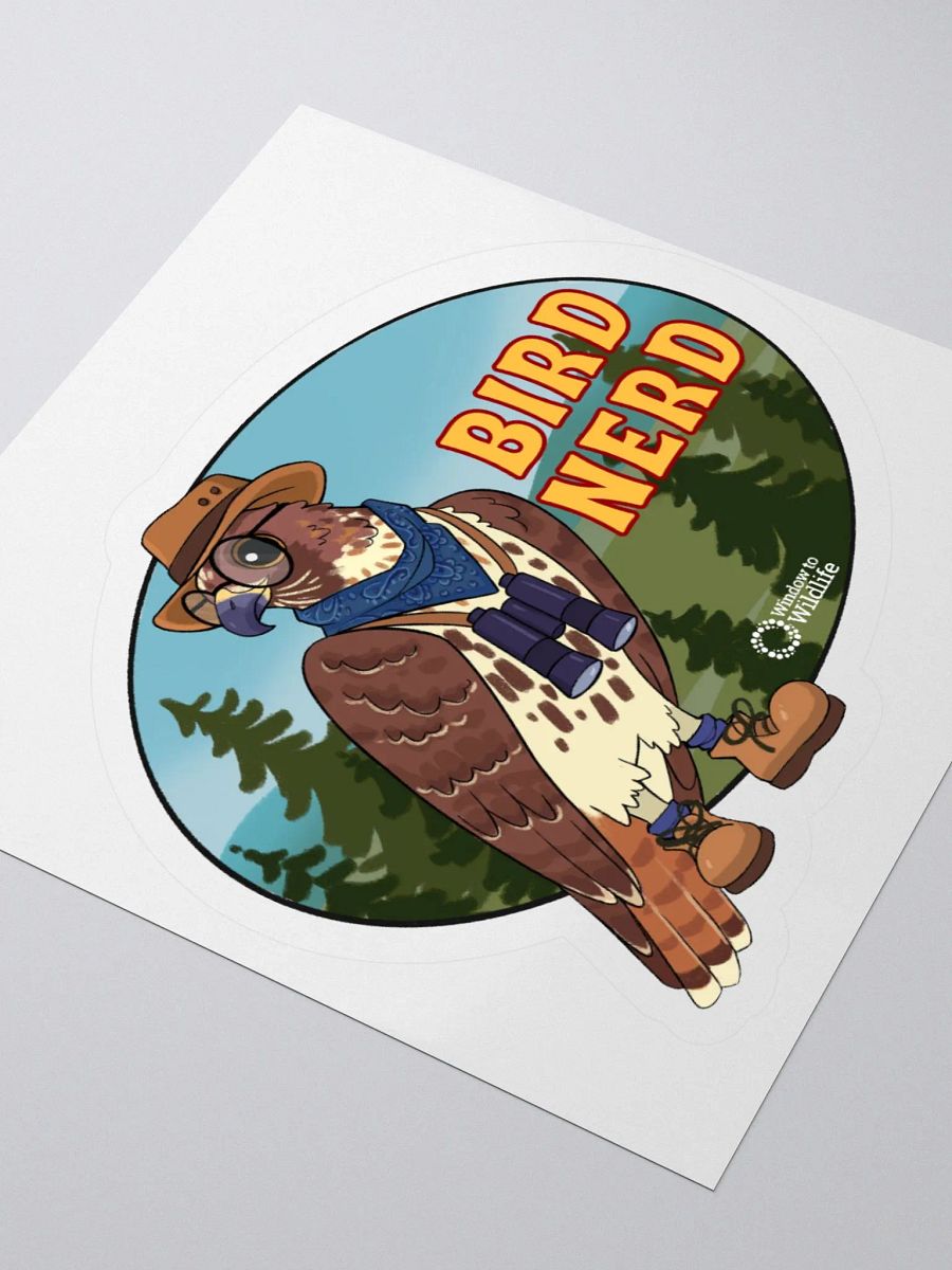 Red-tailed hawk - Bird Nerd Sticker product image (3)