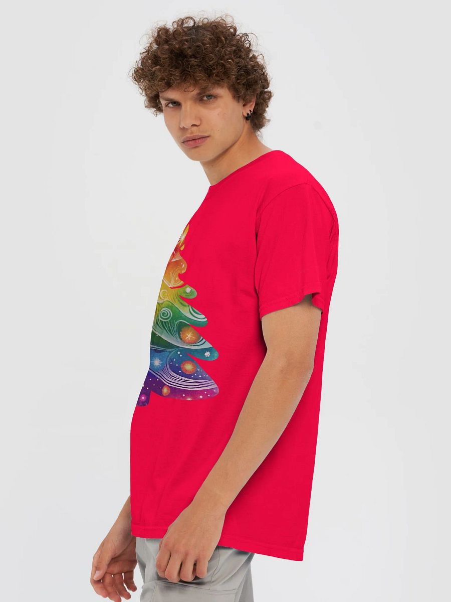 Rainbow Swirl Christmas Tree T-Shirt product image (5)