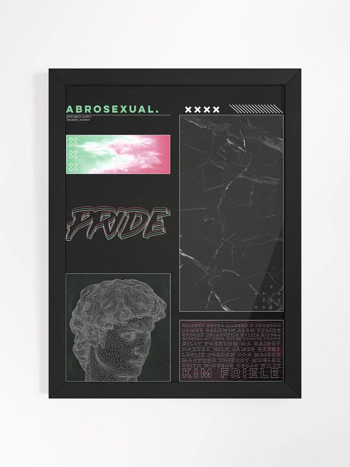 Abrosexual Pride Framed Poster product image (2)