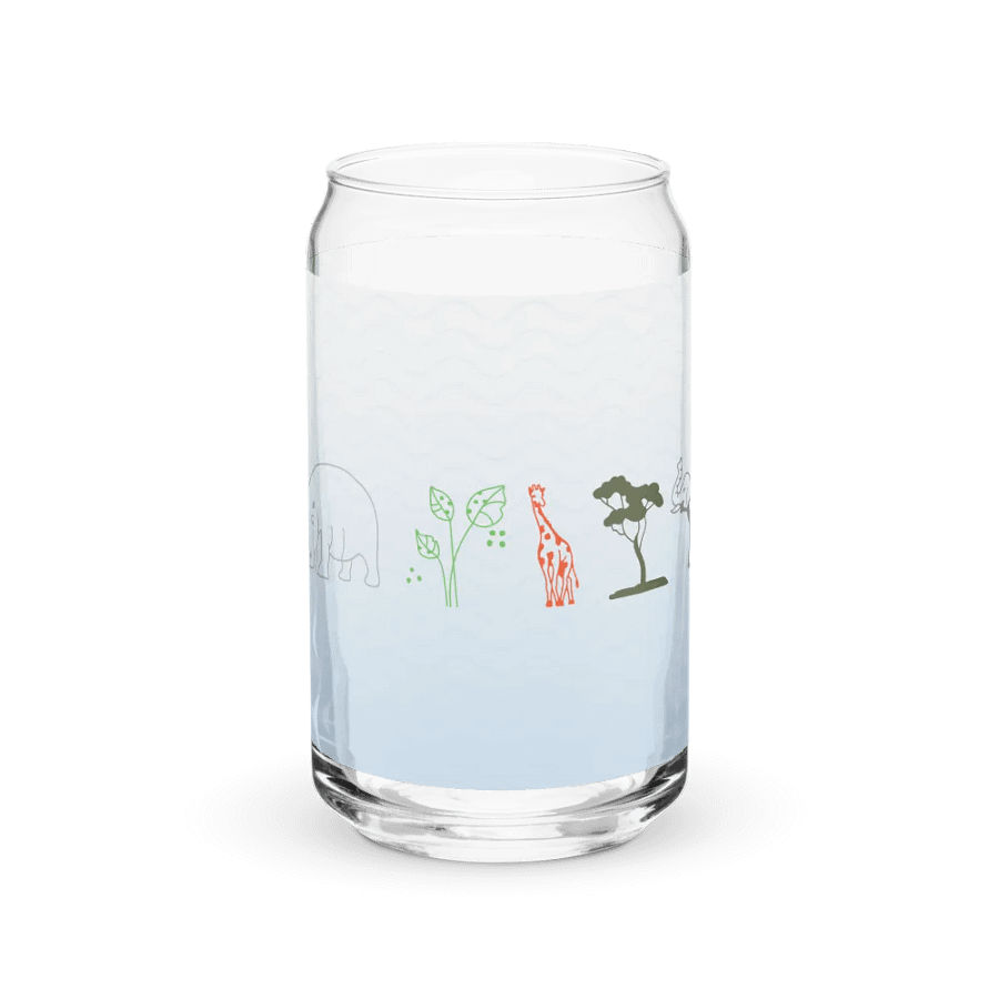 Savanna Serenity Can-Shaped Glass product image (10)