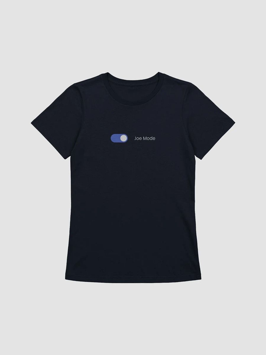 joe mode t-shirt - 100% cotton (womens white text) product image (1)