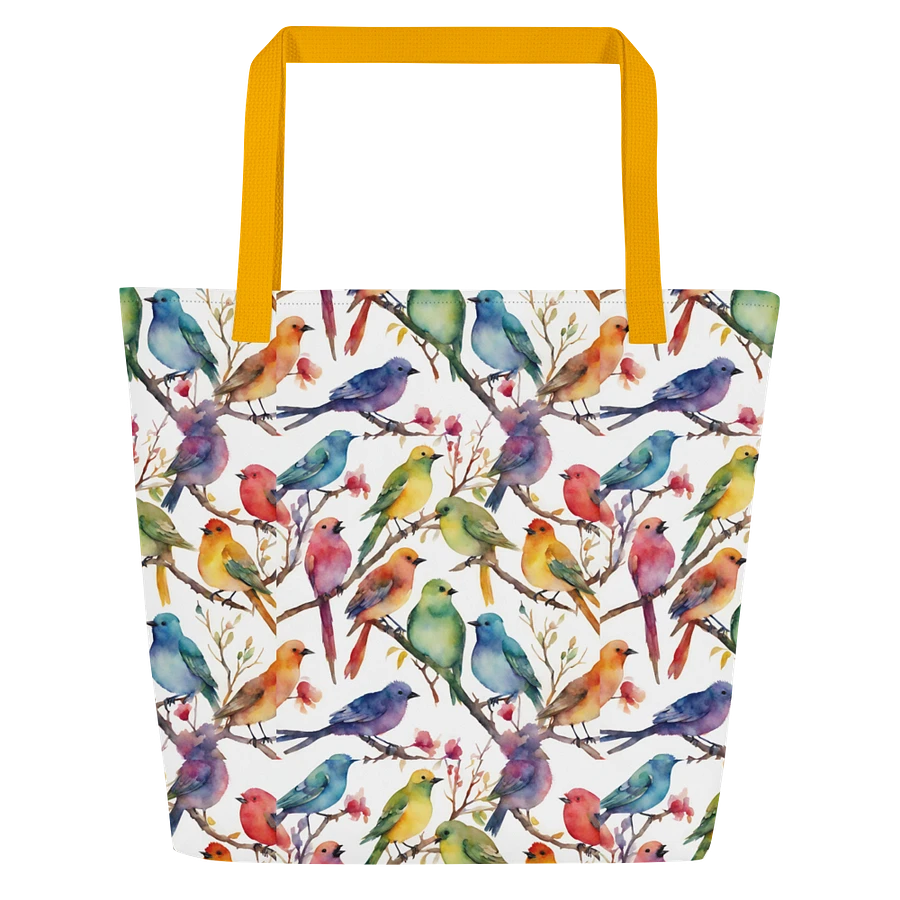 Multi Coloured Birds Tote Bag product image (3)