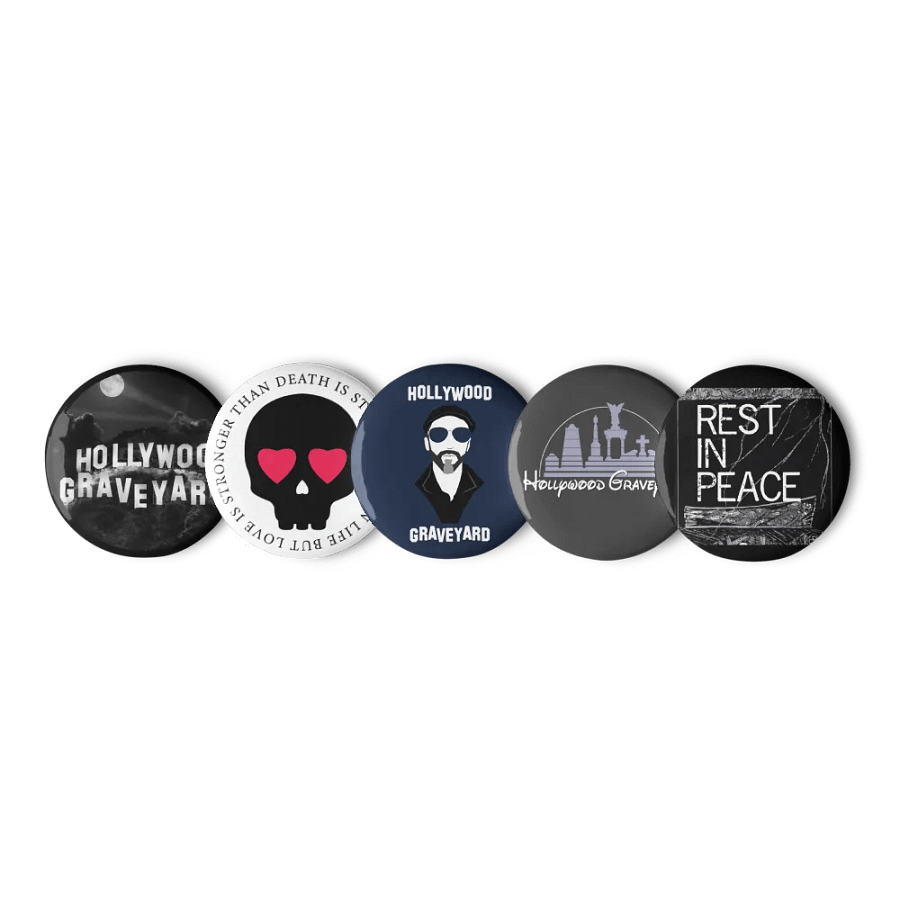 Hollywood Graveyard Buttons product image (1)