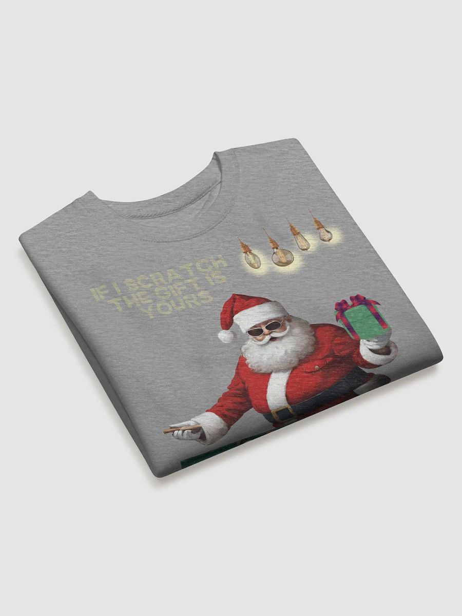 If I Scratch The Gift Is Yours - Pool Shark Santa Sweatshirt product image (21)