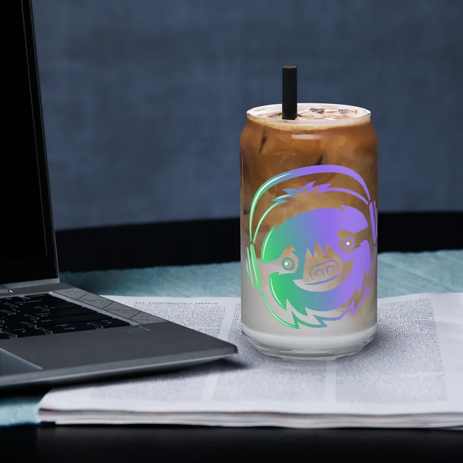 Sloth Logo Can Glass product image (33)