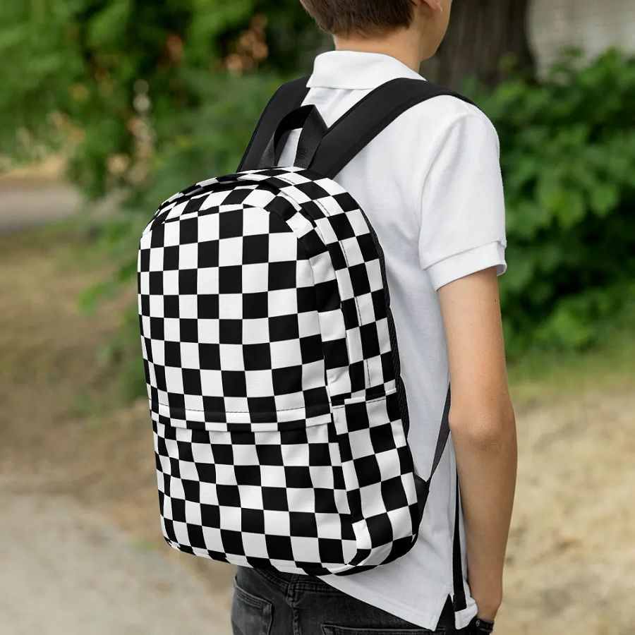 Checkered Backpack product image (3)