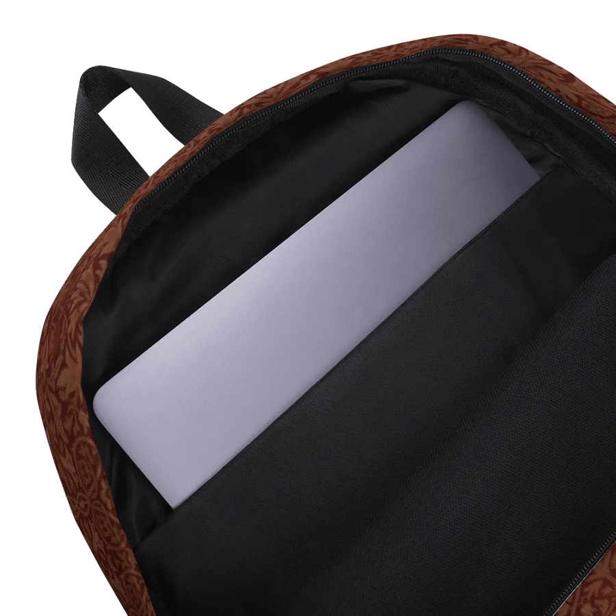 Burnt Orange Floral Design Back Pack product image (7)