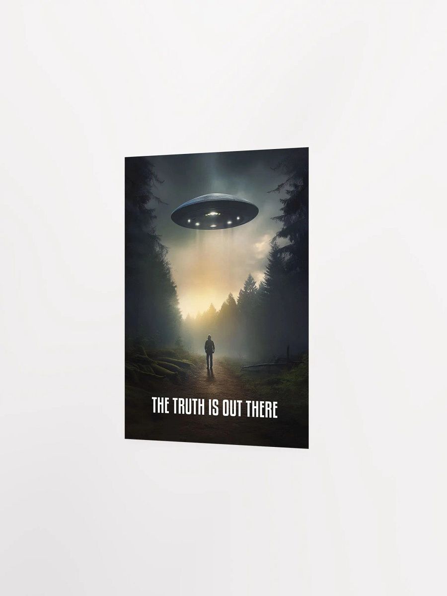 The Truth is Out There / The X-Files poster — sci-fi poster, movie poster, space art print product image (9)