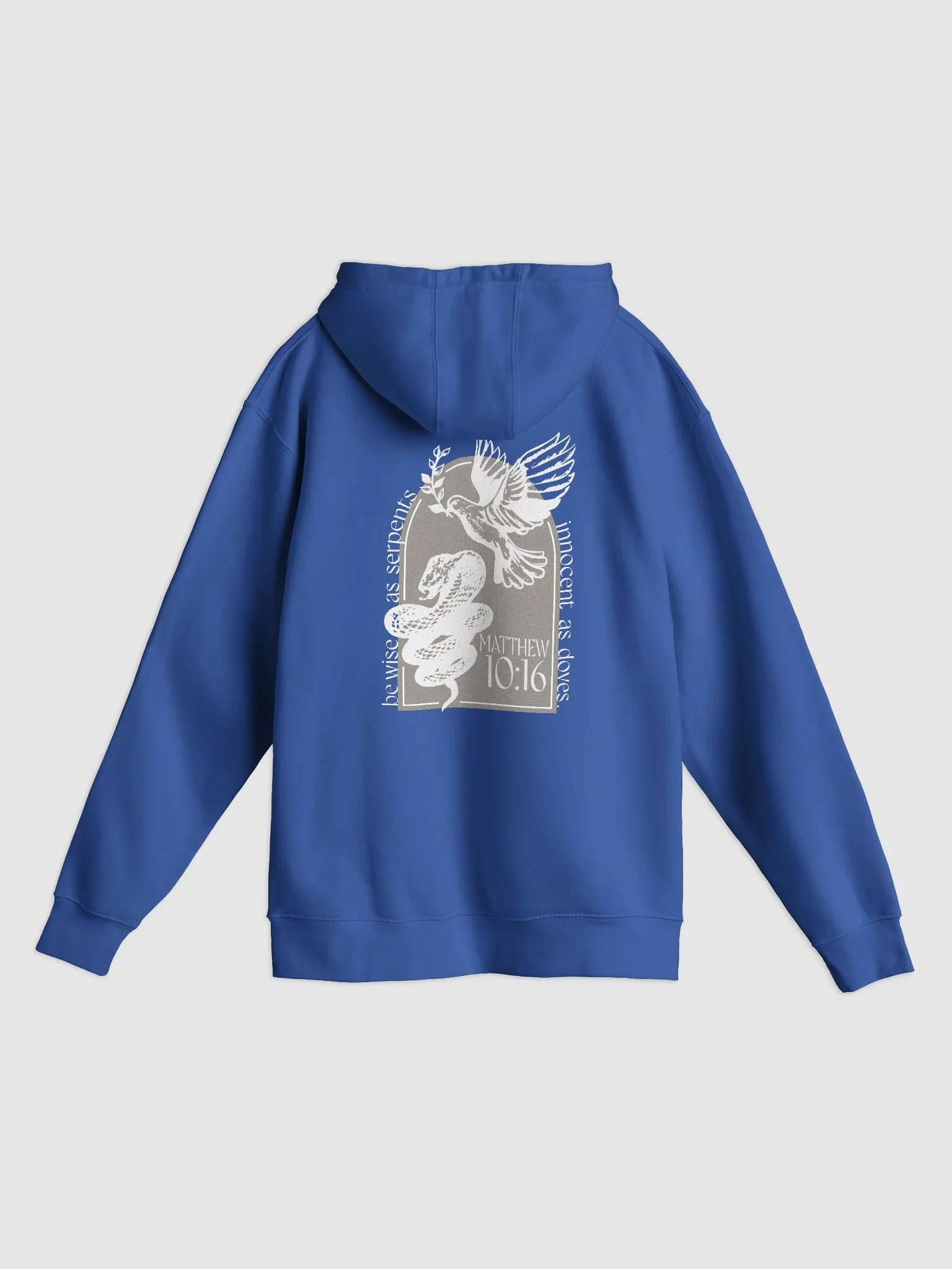 Matthew 10:16 White Hoodie product image (9)