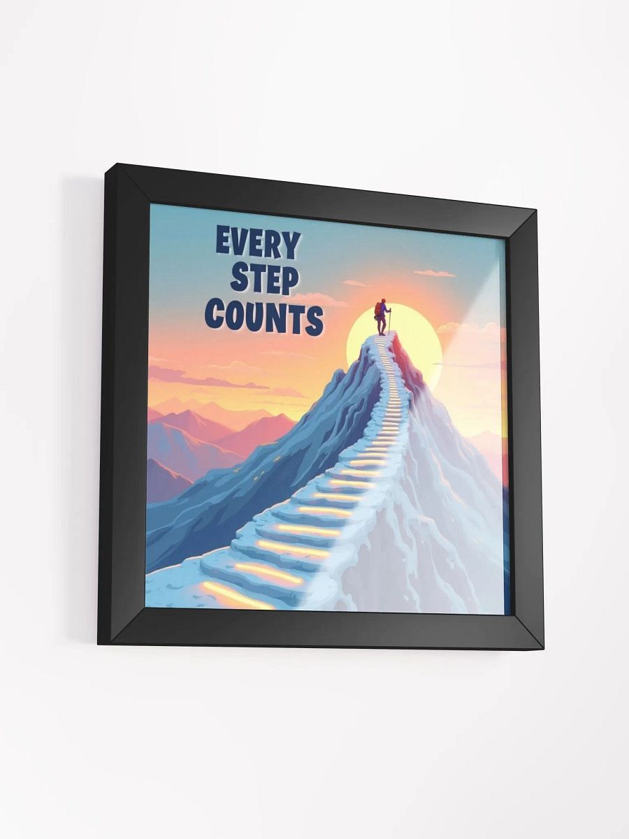 Summit Glow: Illuminated Path Matte Poster product image (33)