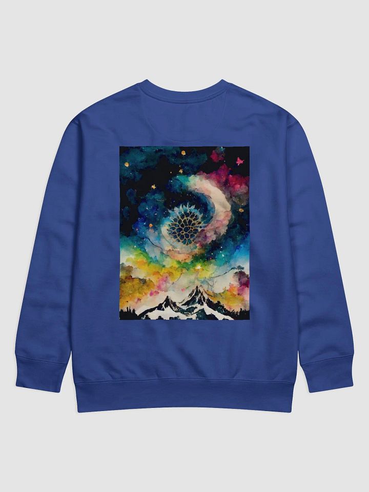 image on both sides- Cosmic Dreams Cotton Sweatshirt product image (2)