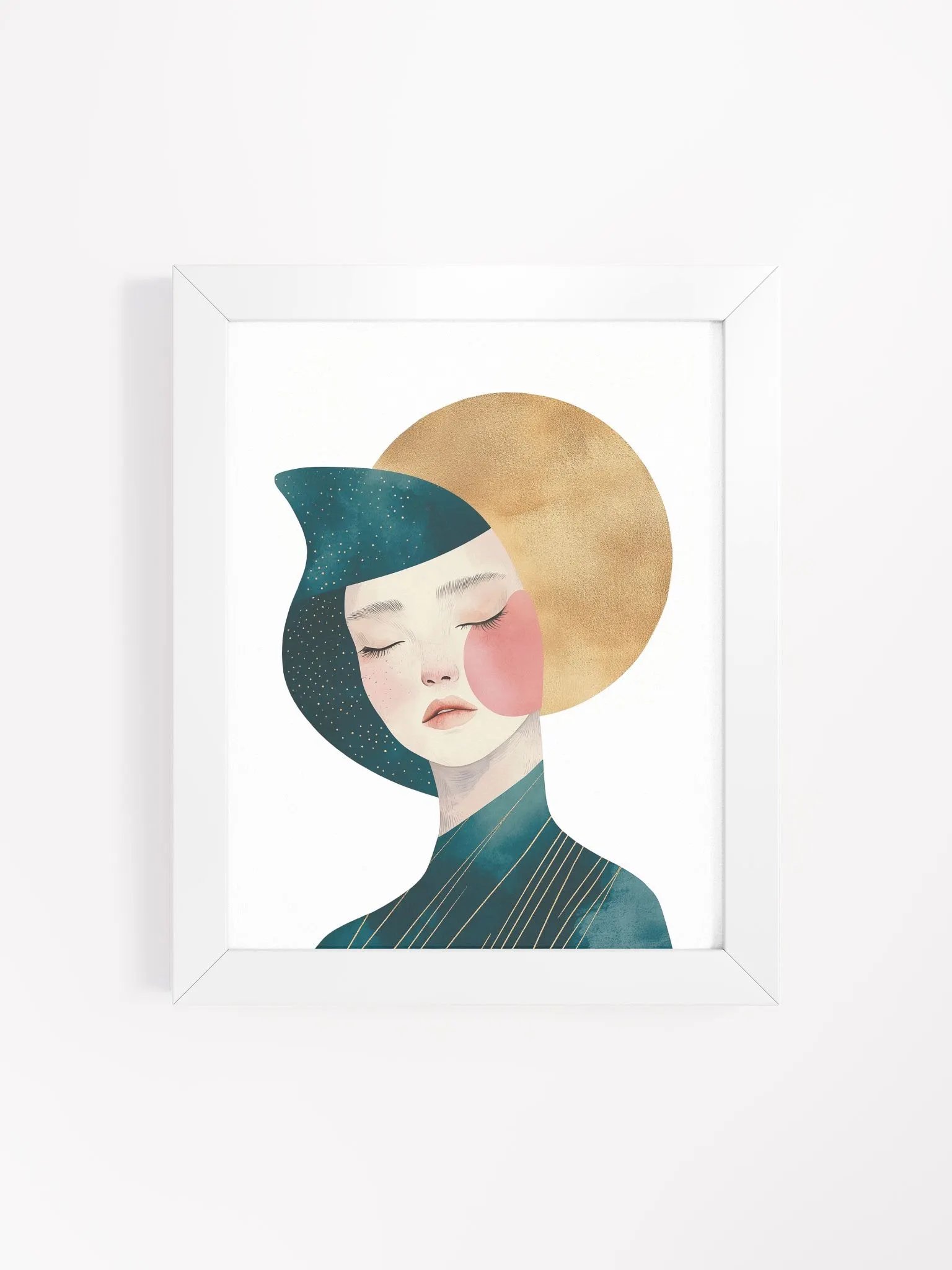 Elegant Abstract Portrait Wall Art – Dreamy and Modern Decor product image (20)
