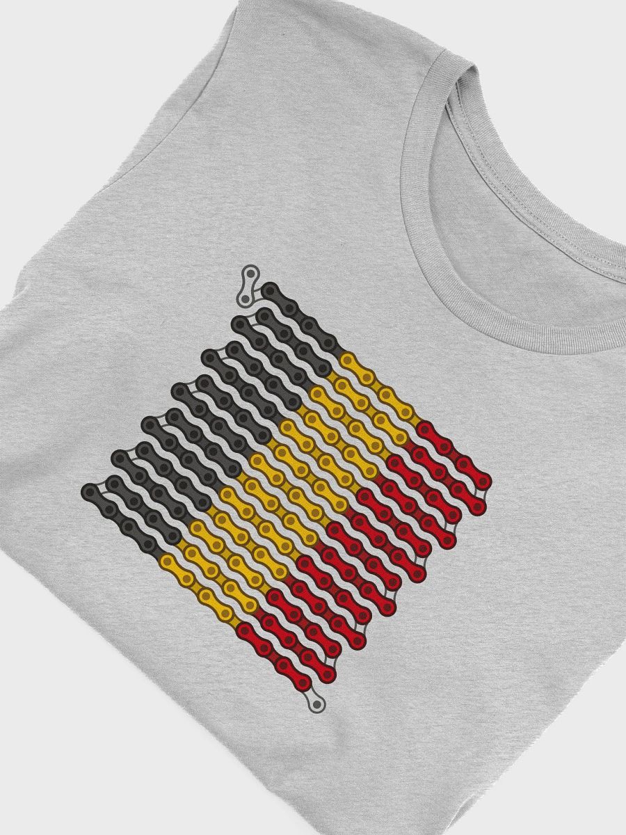 Belgium Bike Chain Flag on Light Color Supersoft Tee product image (7)