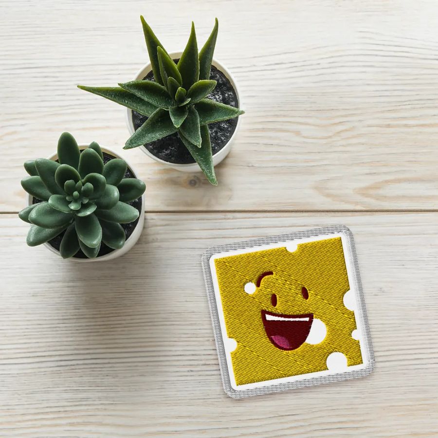 Cheese Slice Embroidered Patch product image (4)