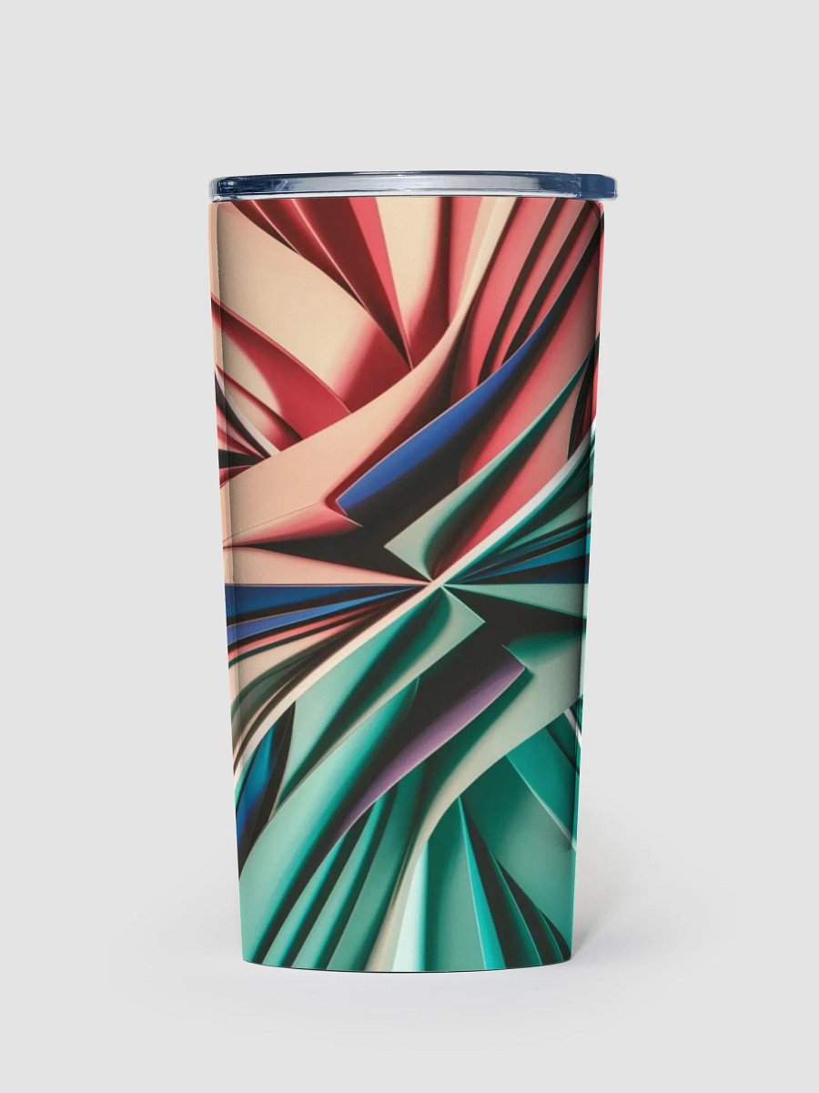 Graphic Grove 20oz Stainless Steel Tumbler: Insulated, Colourful Abstract Design product image (1)
