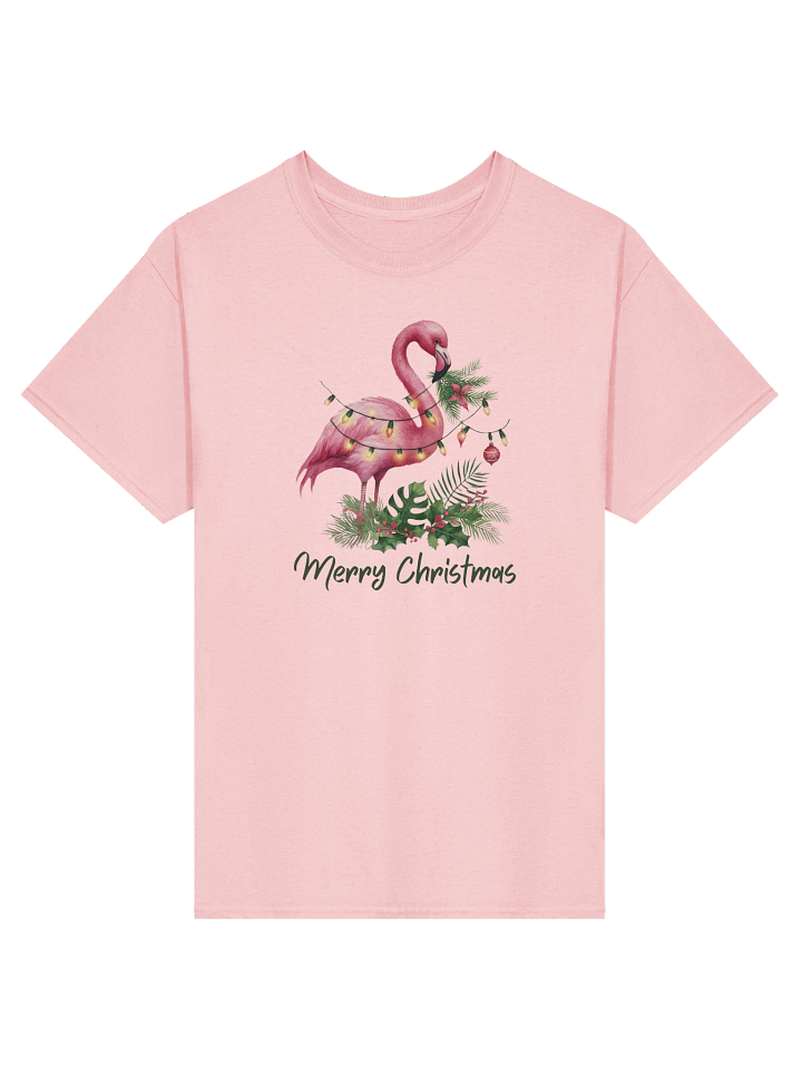 Flamingo Merry Christmas T-shirt product image (6)