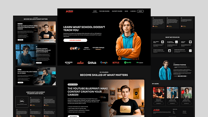 Durav Rathee Website | HTML, CSS, Js & Tailwindcss product image (1)