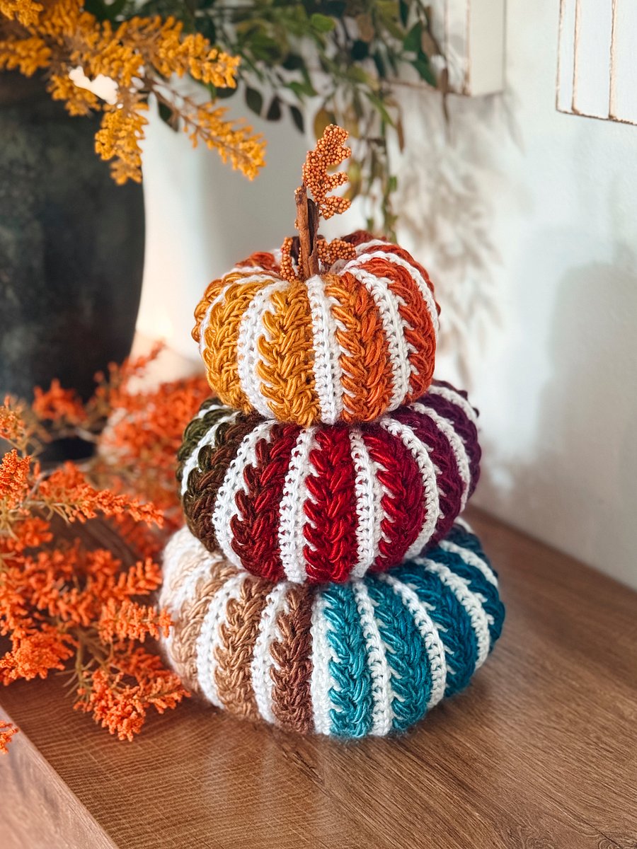 Wheat Stitch Crochet Pumpkin Pattern product image (2)