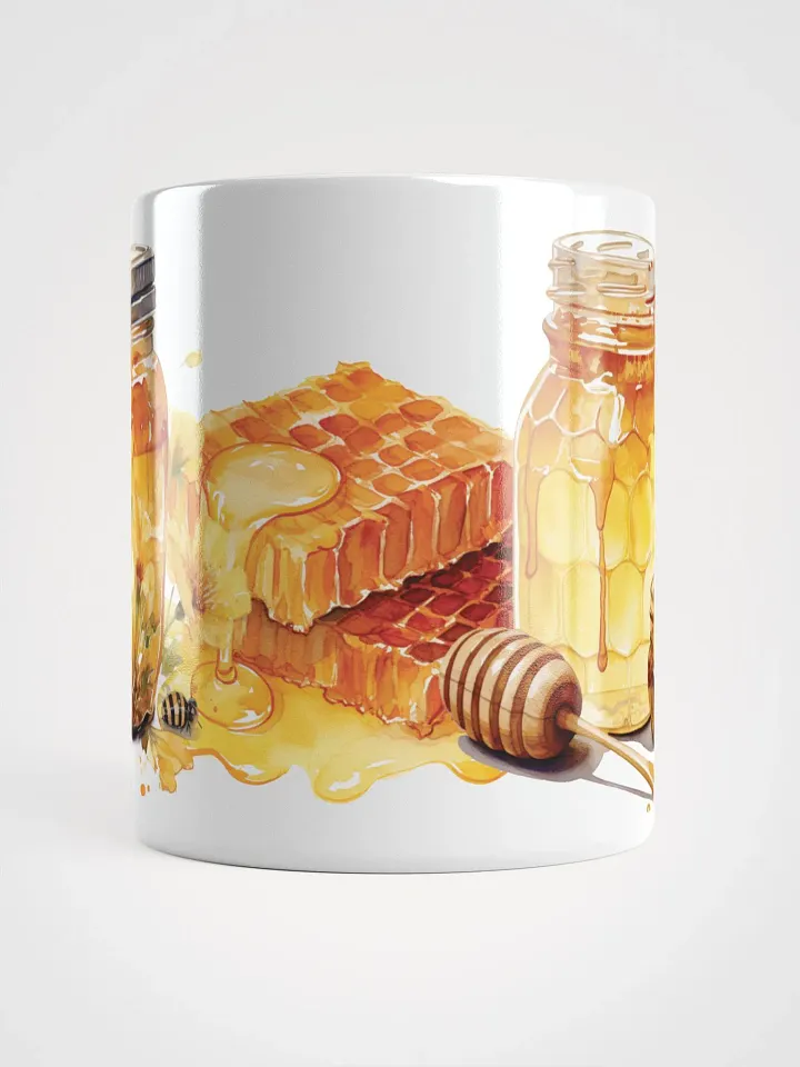Honey Bliss White Glossy Mug product image (2)