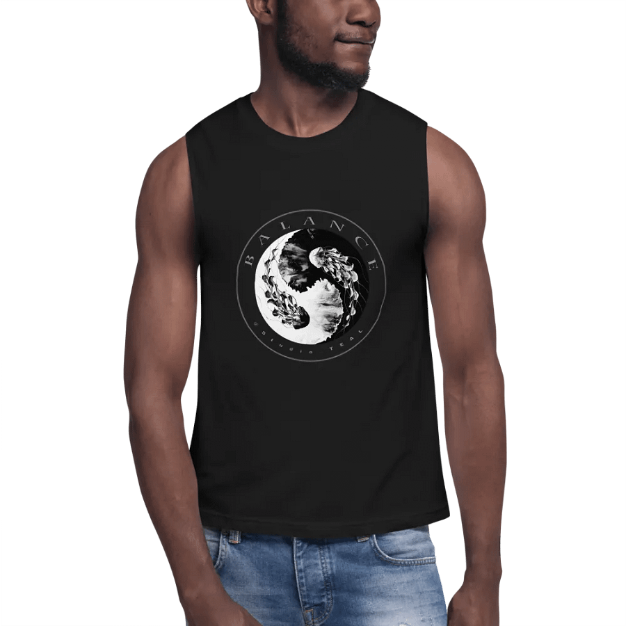 Yin-Yang Jellyfish Harmony Muscle Tank product image (7)