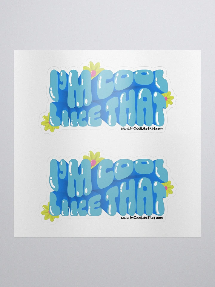 I'm Cool Like That - Blueberry Sticker product image (1)
