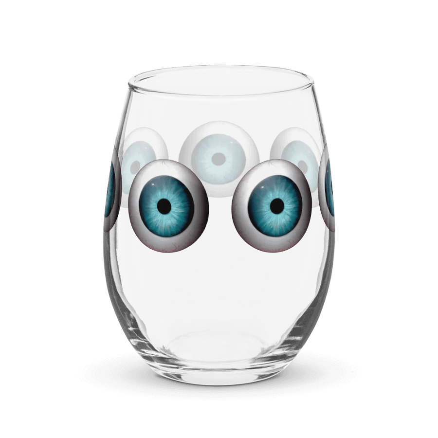 Always Watching Wine Glass product image (2)