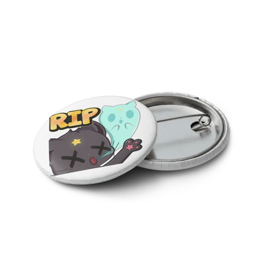 RIP Kitty Pin Button Set product image (7)