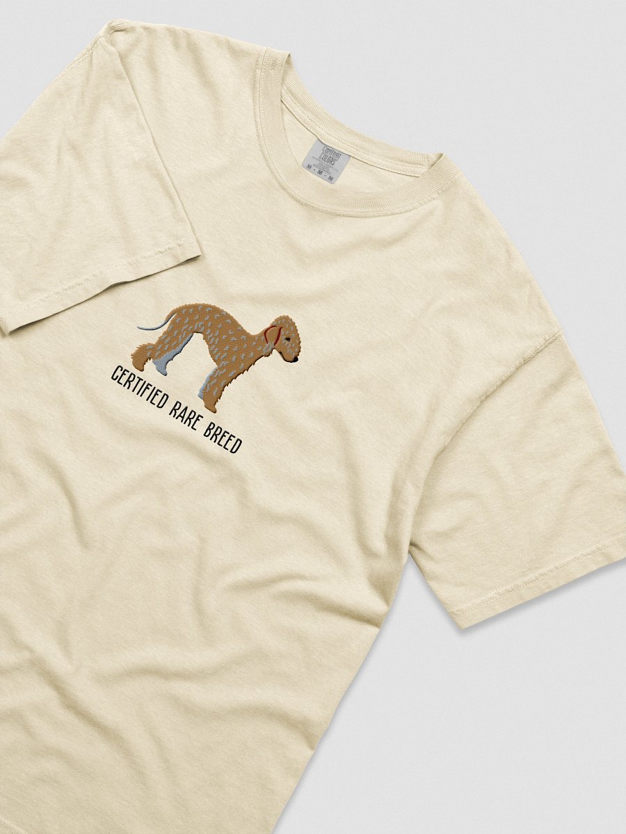 Certified Rare Breed T-Shirt(Embroidered) of a Bedlington Terrier(Tan) product image (55)
