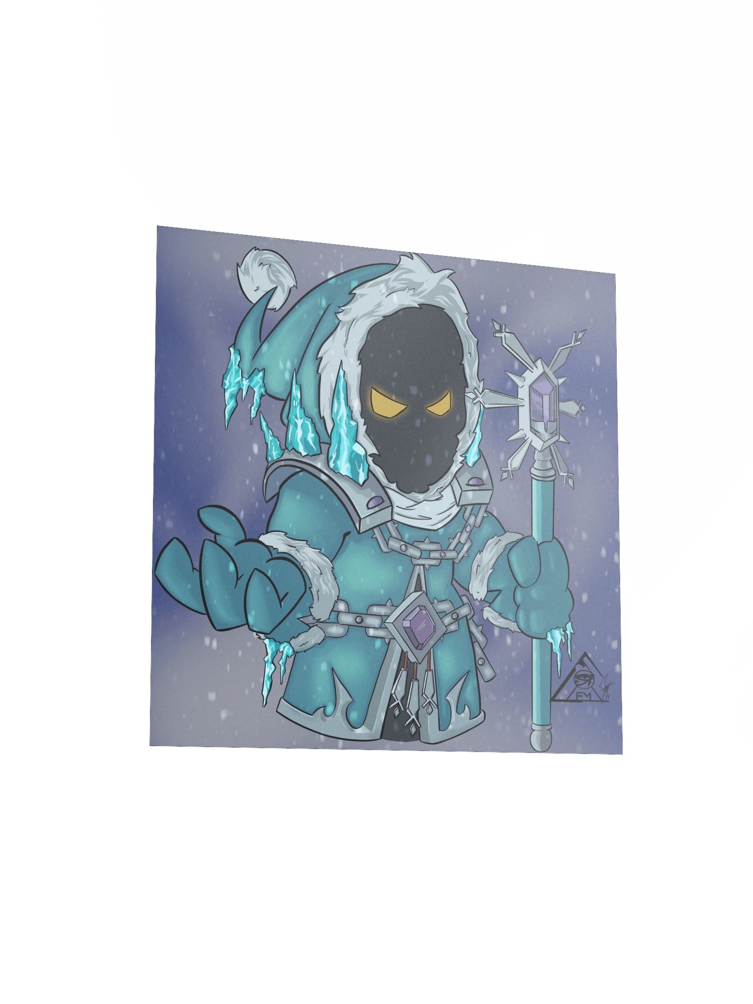Frozen Mage Art Print product image (3)