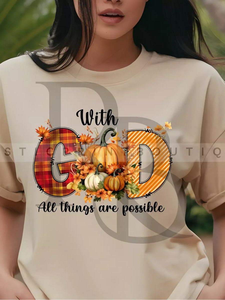 Fall T-Shirt Fall Apparel Christian Apparel God T-shirt product image (1)