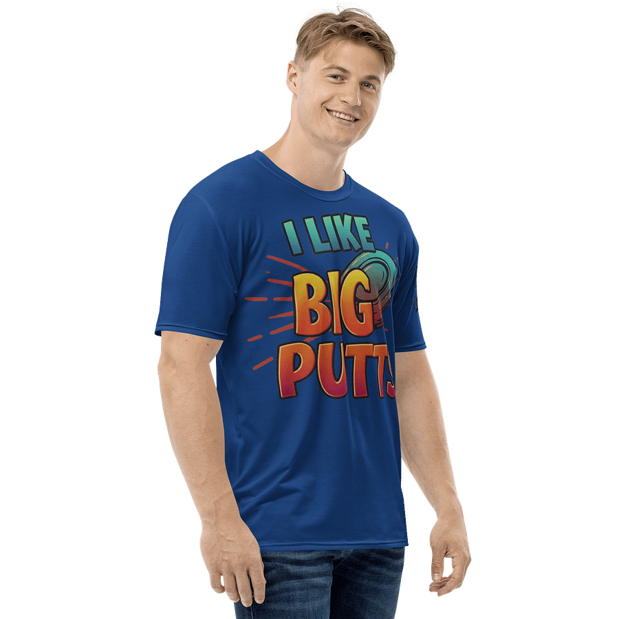 Fancy Lads Men's Blue T-Shirt "I Like Big Putts" product image (5)