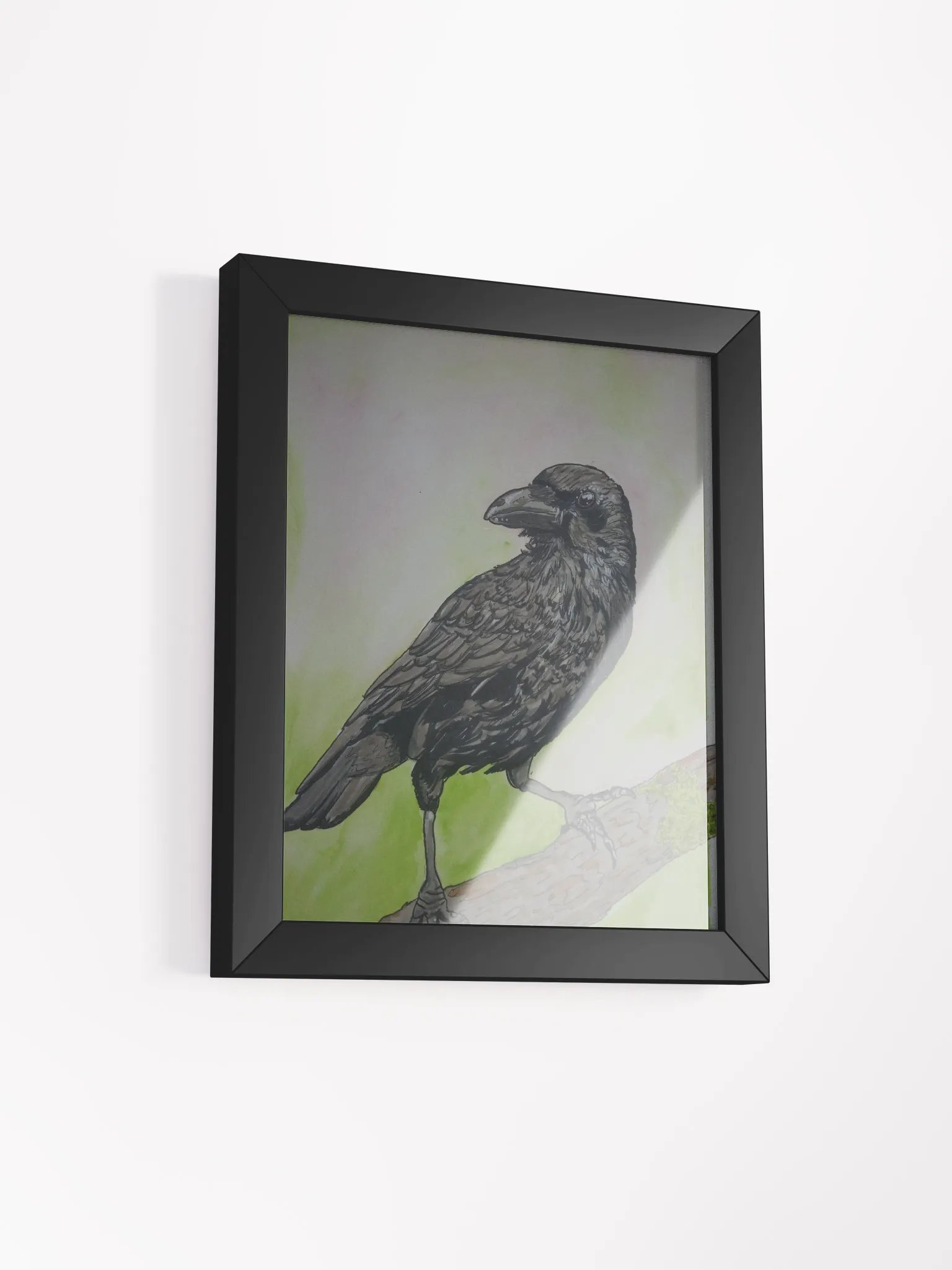 Corvid Series [00] Carrion crow framed print product image (2)