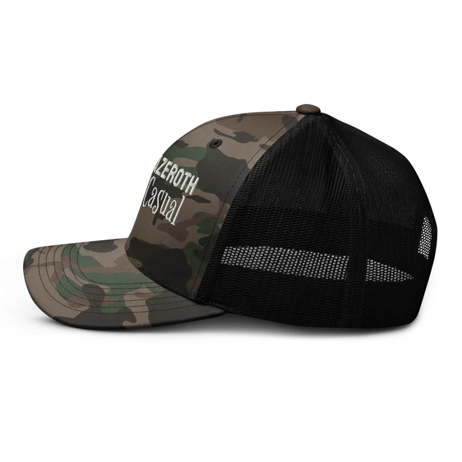 Keeping Azeroth Casual Camo Trucker Hat product image (3)