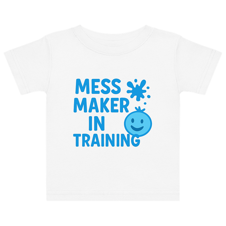 Splashy Mess Maker Baby Jersey T-Shirt product image (1)
