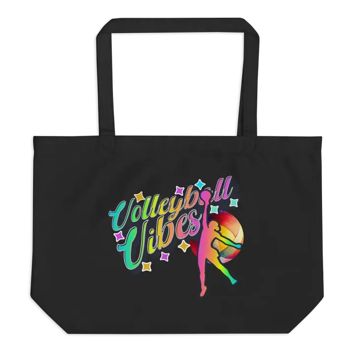 Volleyball Vibes Female Vibrant Tote product image (1)