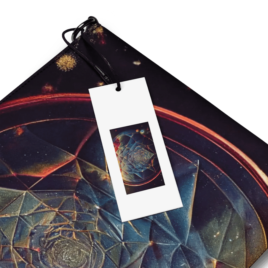 premium faux leather Cosmic Kaleidoscope Crossbody Bag product image (4)