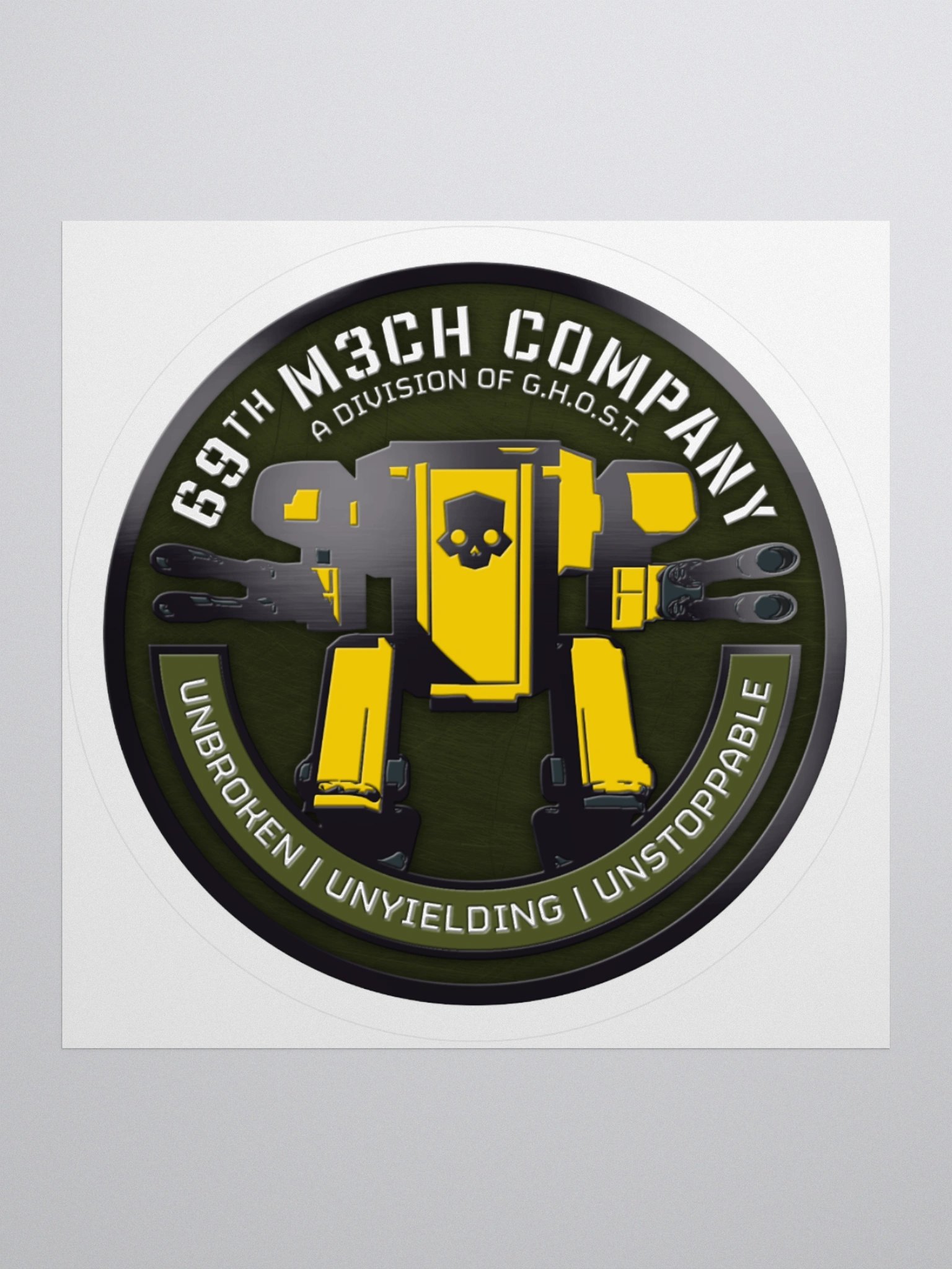69th M3CH Company Metallic Sticker product image (2)