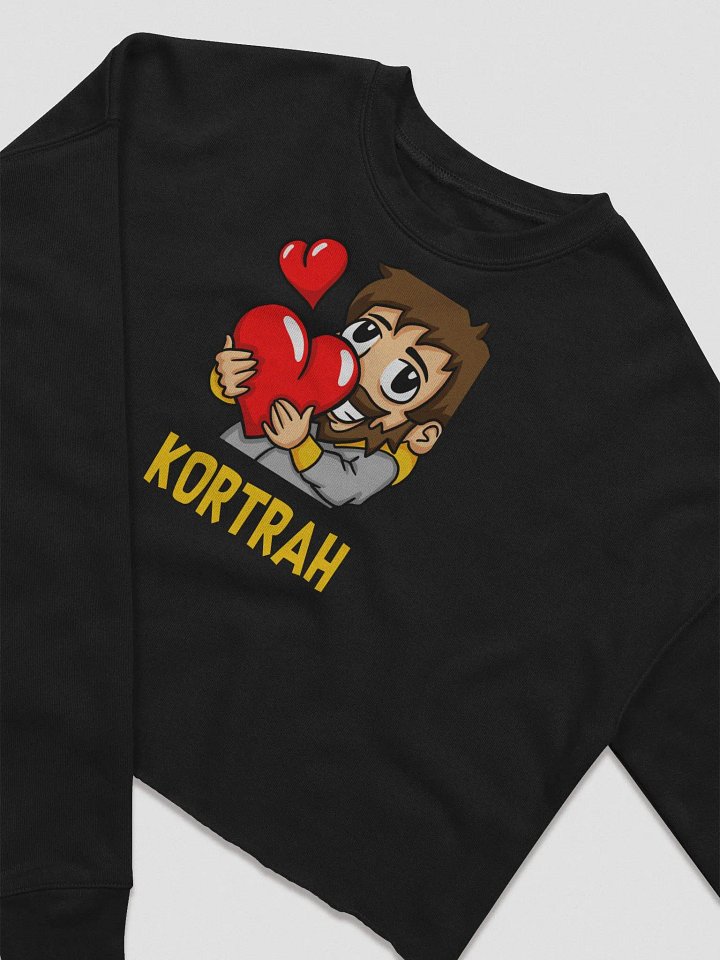Hearts Fleece Crop Sweater product image (8)