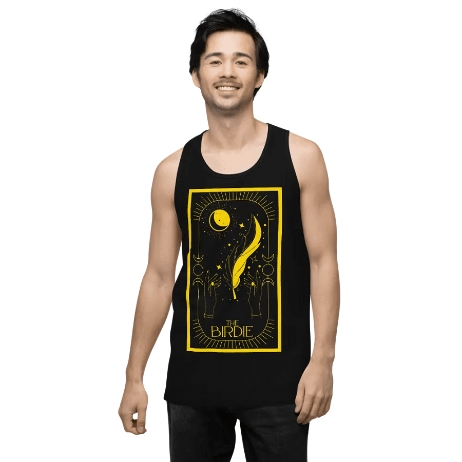 The Birdie Gold Tarot Tank Top product image (2)
