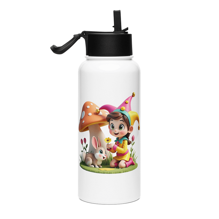 🐰 JessyJesty Bunny Stainless Steel Water Bottle with Straw Lid – Hoppin’ Hydration on the Go! product image (2)