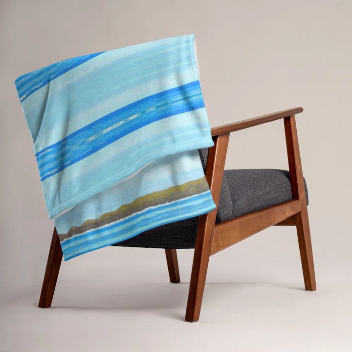 Serene Skyline Throw Blanket product image (1)