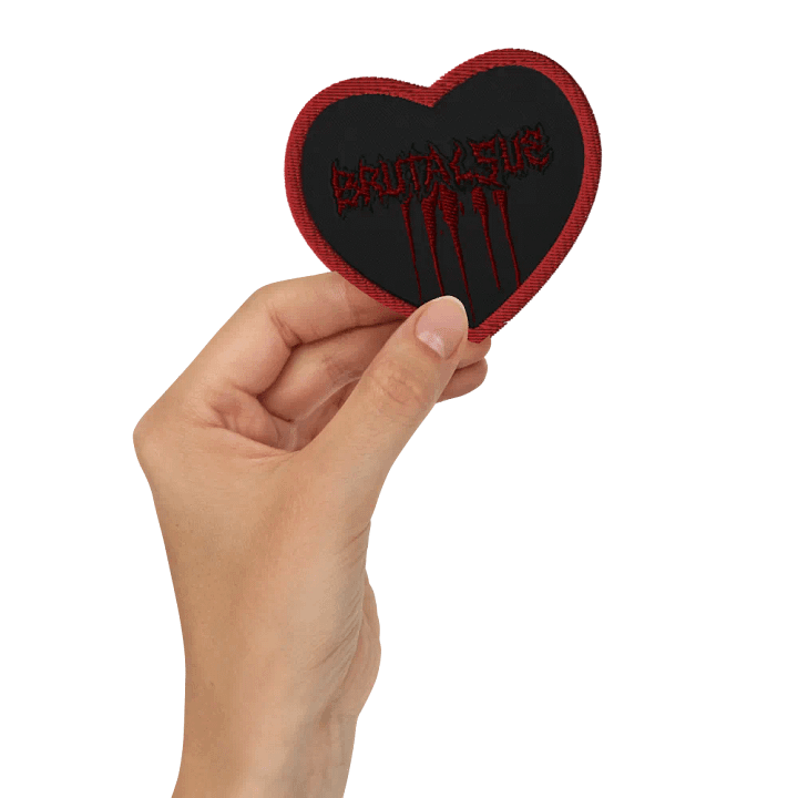 Metal love patch product image (2)