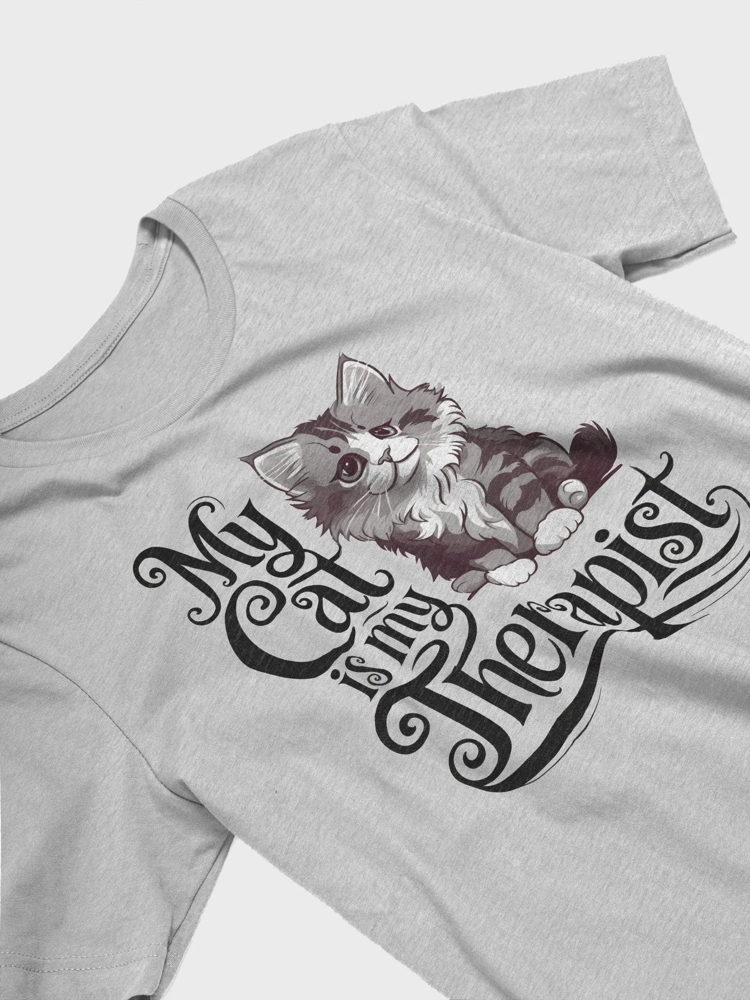 My Cat is My Therapist T-shirt product image (15)